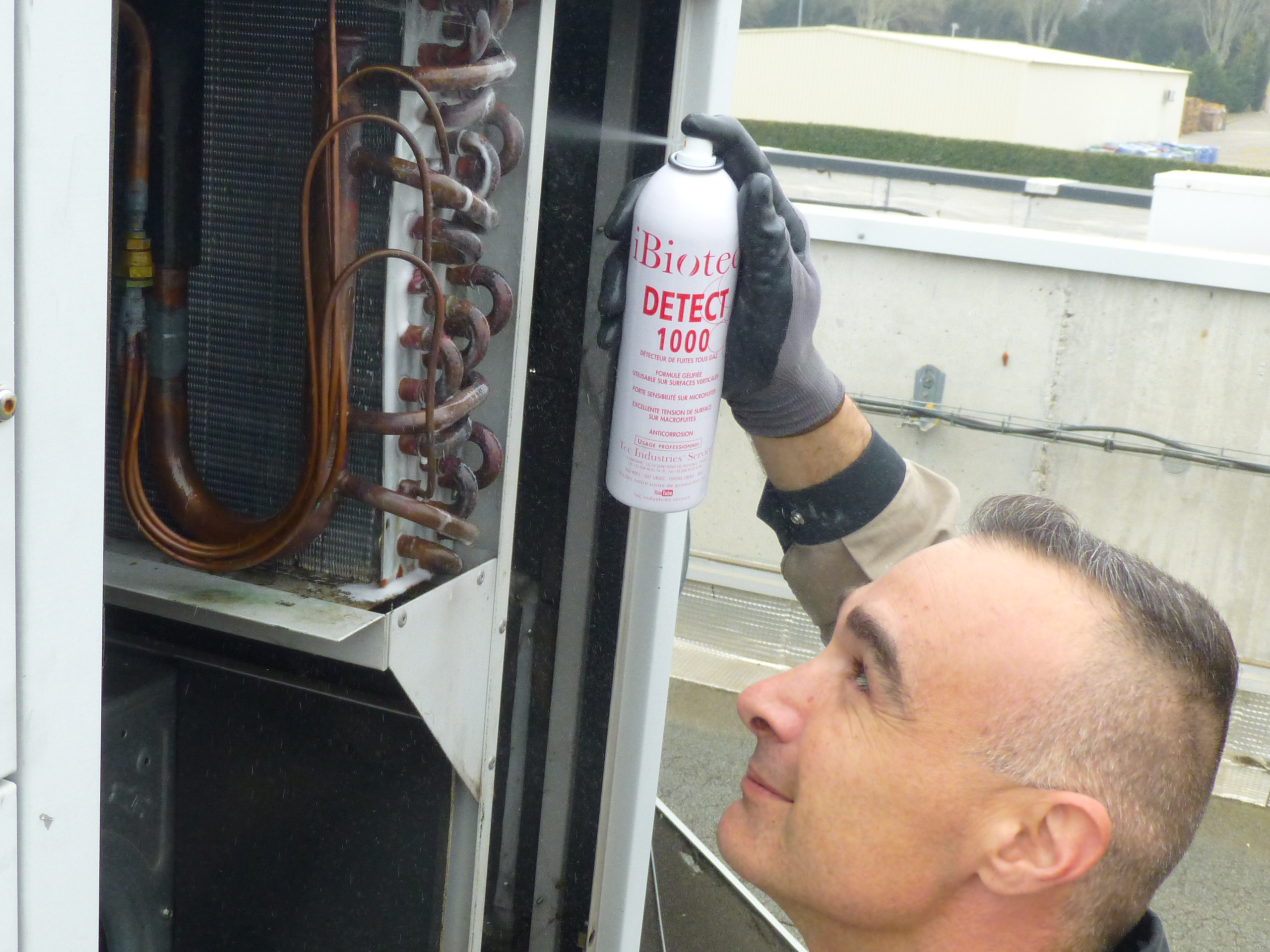 Aérosol détecteur de fuites tous gaz DETECT 1000 Ibiotec Tec industries